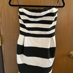 Stripped Express dress